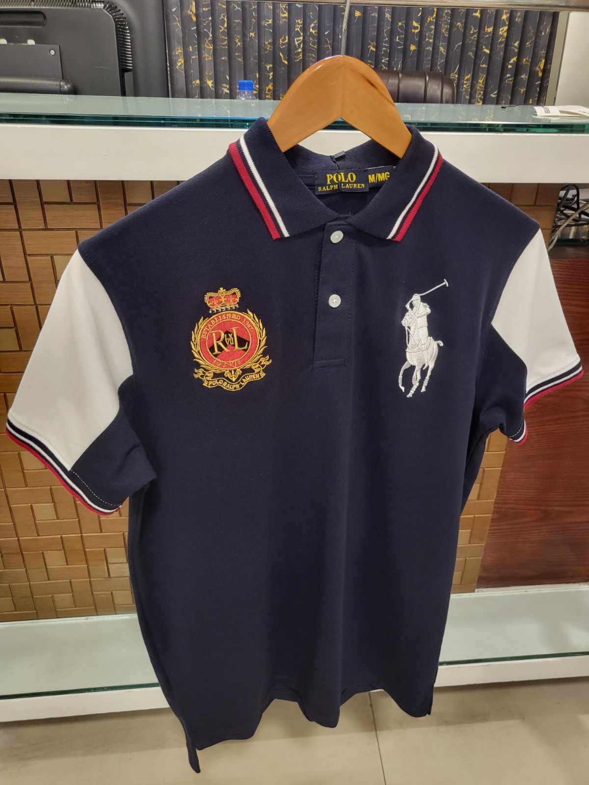 R-Essential Polo Navy