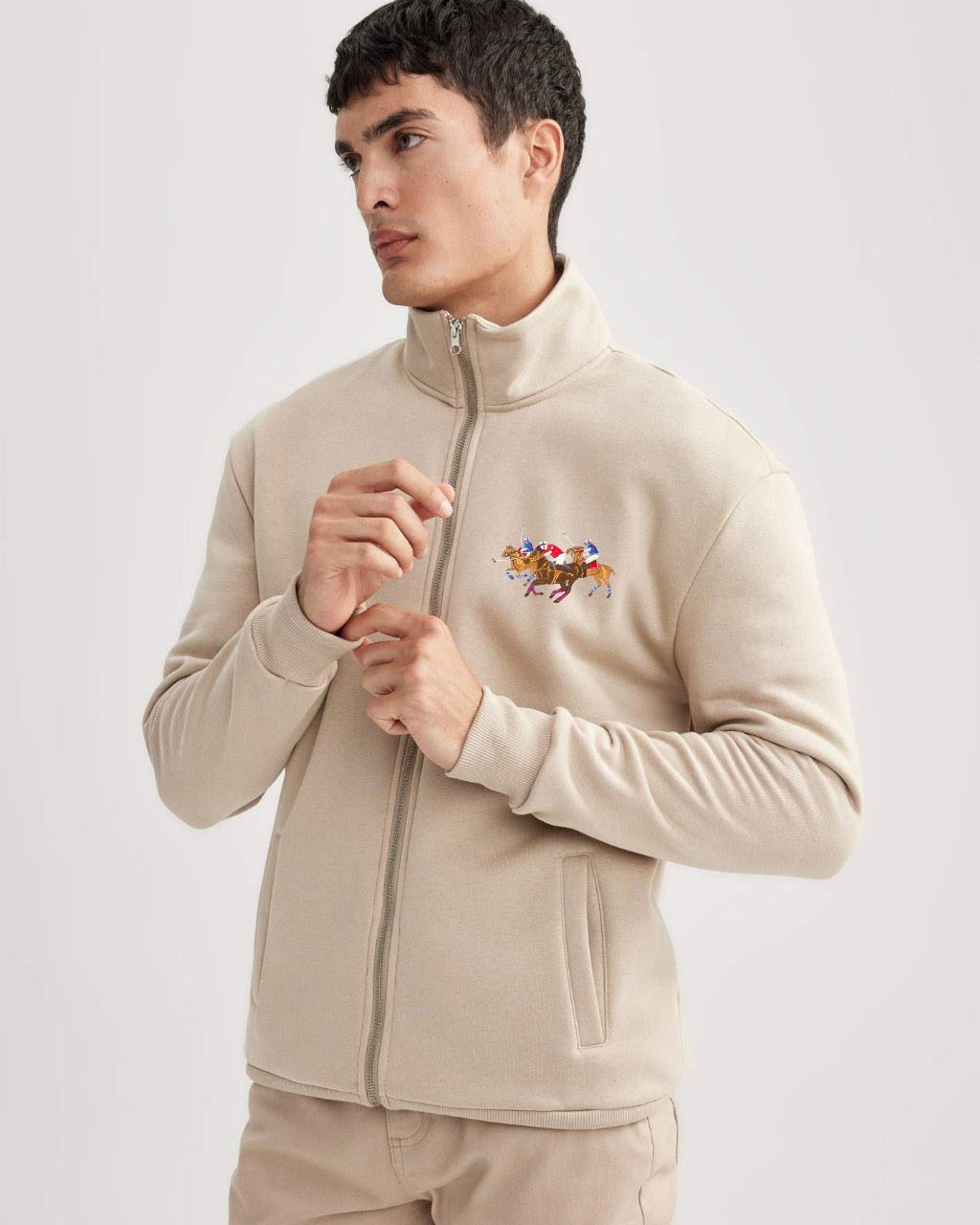 P-3-P STANDUP JACKET BEIGE