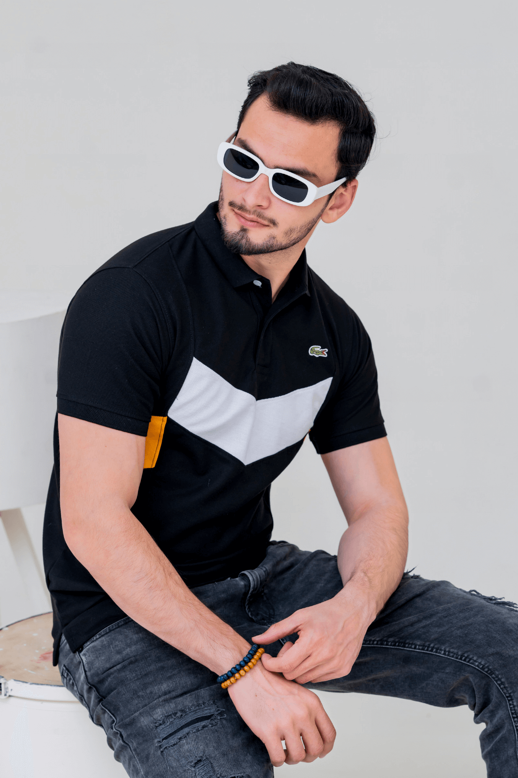 LT●Panel Polo Cross Black