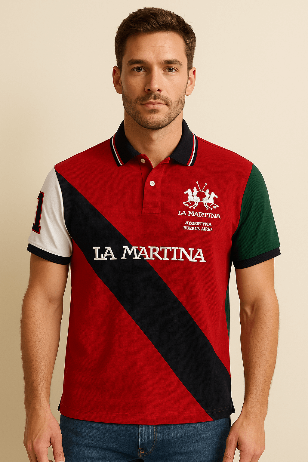 LM-PANEL POLO RED