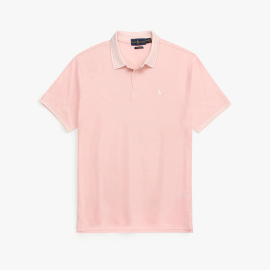 Prl-Basic Polo Tipping Peach