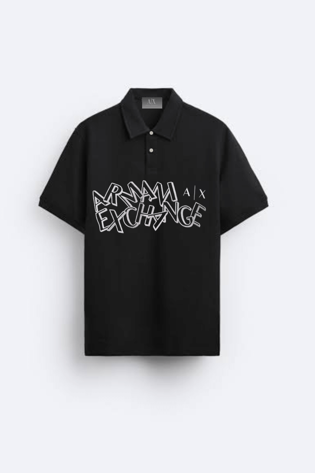 A-A Essential Polo Jet Black