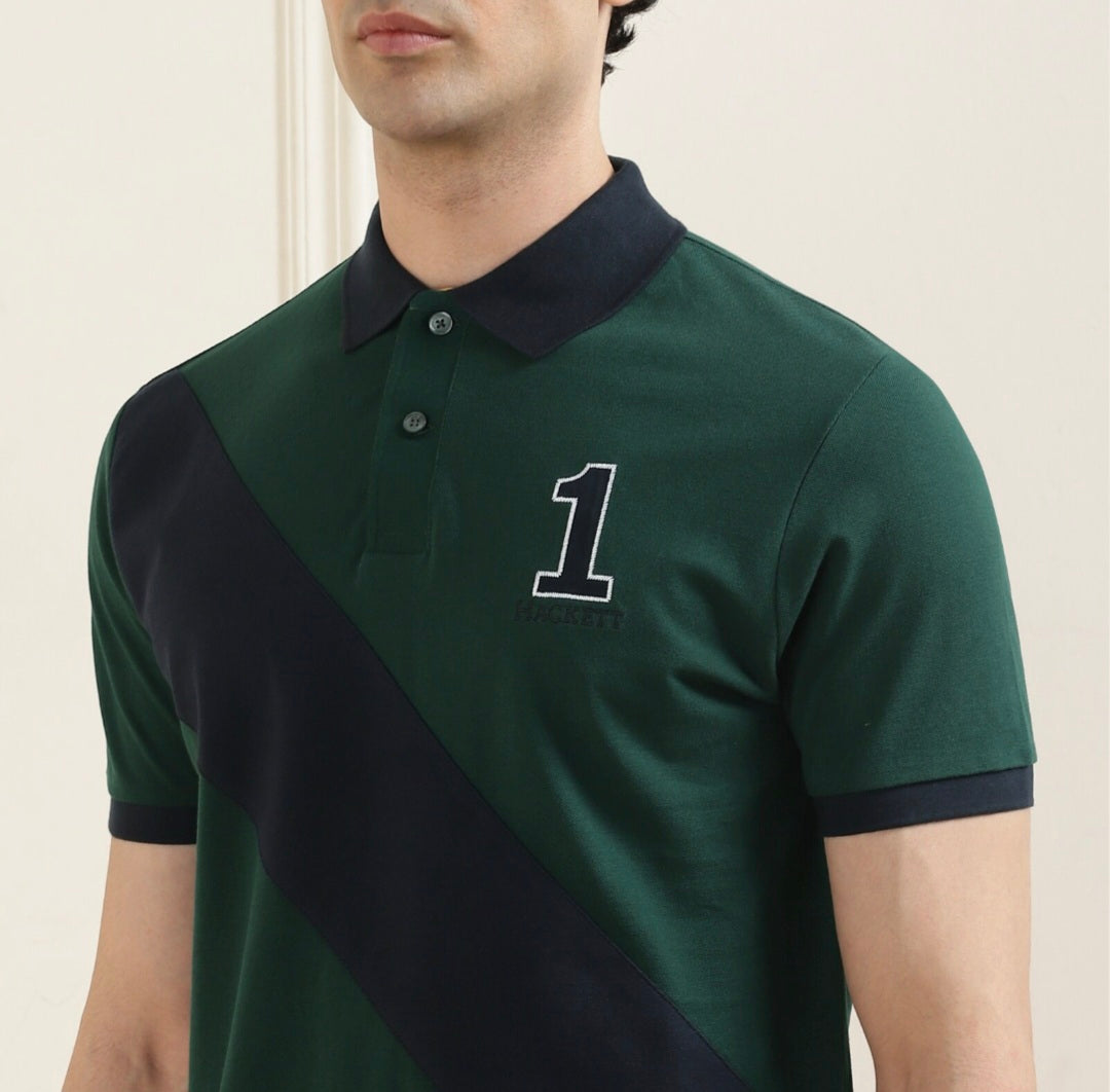 H-1 Panel Polo Green