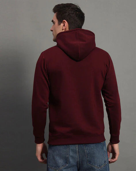 P-S-P EMBROIDERY HOODIE MAROON