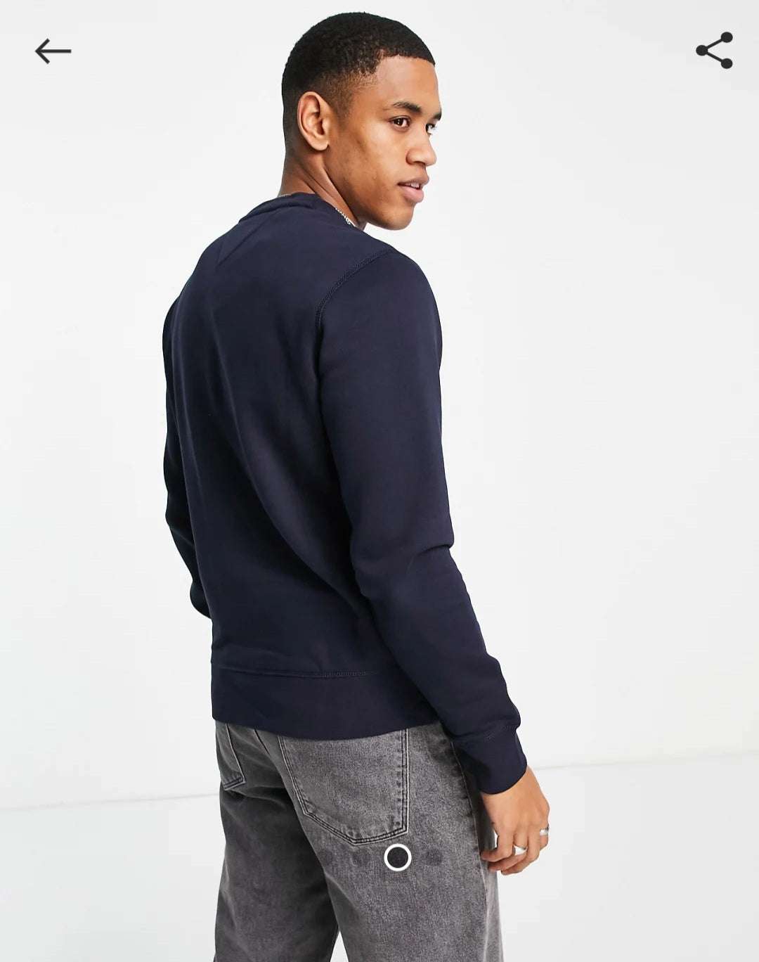 TH- FLAG EMB PREMIUM SWEATSHIRT BLUE