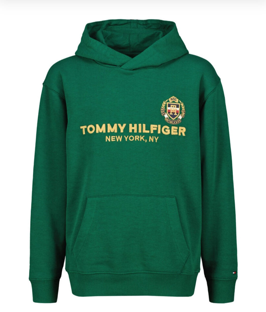 T-ESSENTIAL HOODIE FLAG GREEN