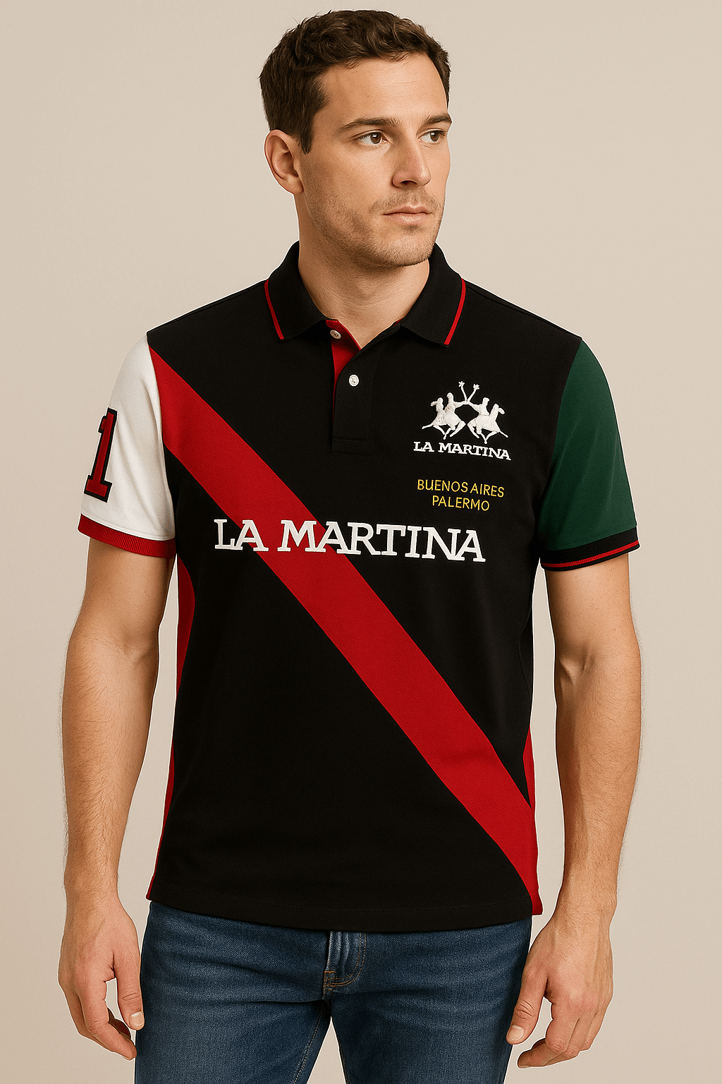 LM-PANEL POLO BLACK