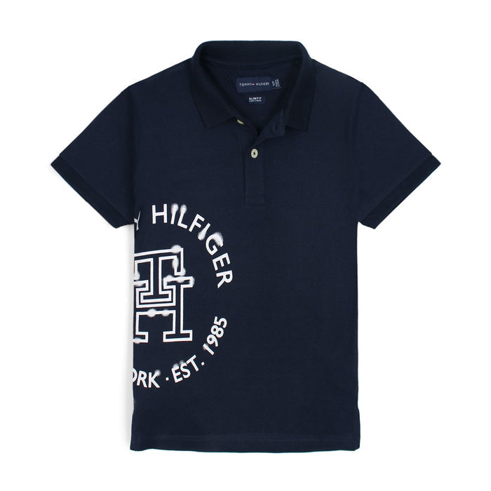 TH-Premium Mono Polo Blue