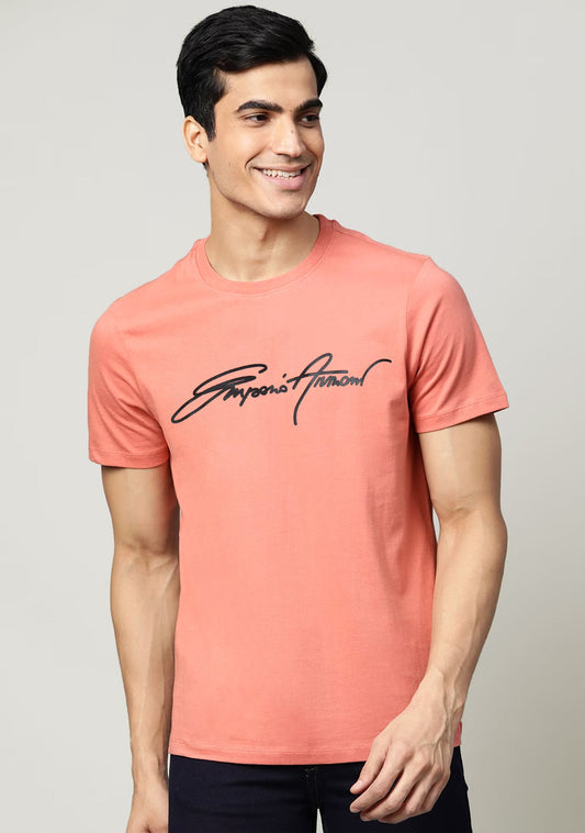 E-Premium Cotton Tee Peach
