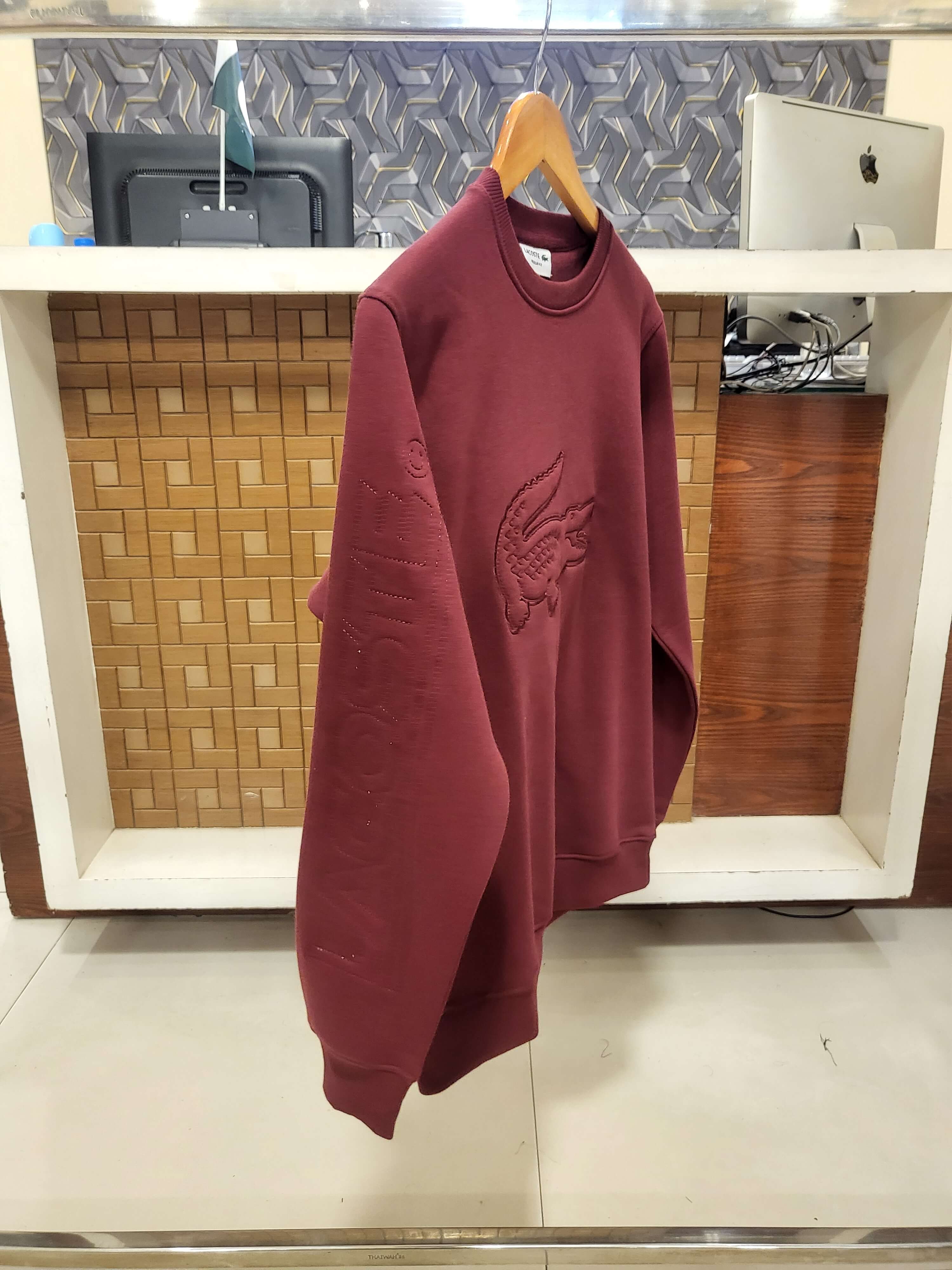 Lst-Premium Big Sweatshirt Maroon