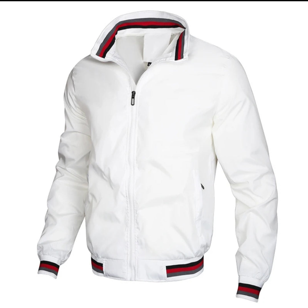 Essential Plain Imported Jacket White