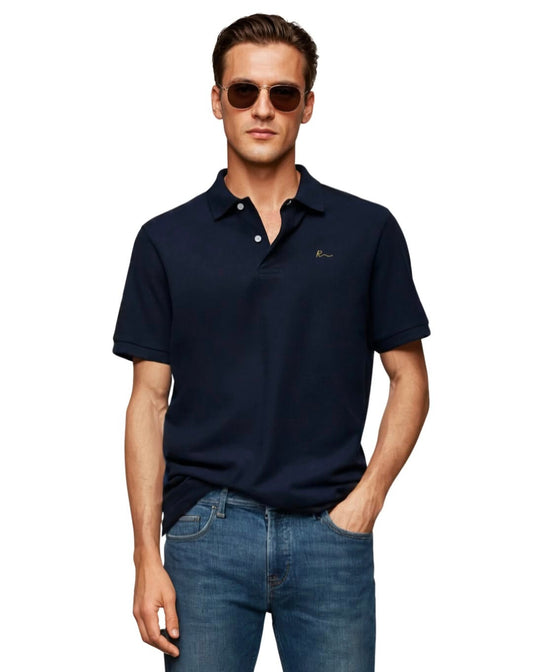 R-Premium Polo Navy