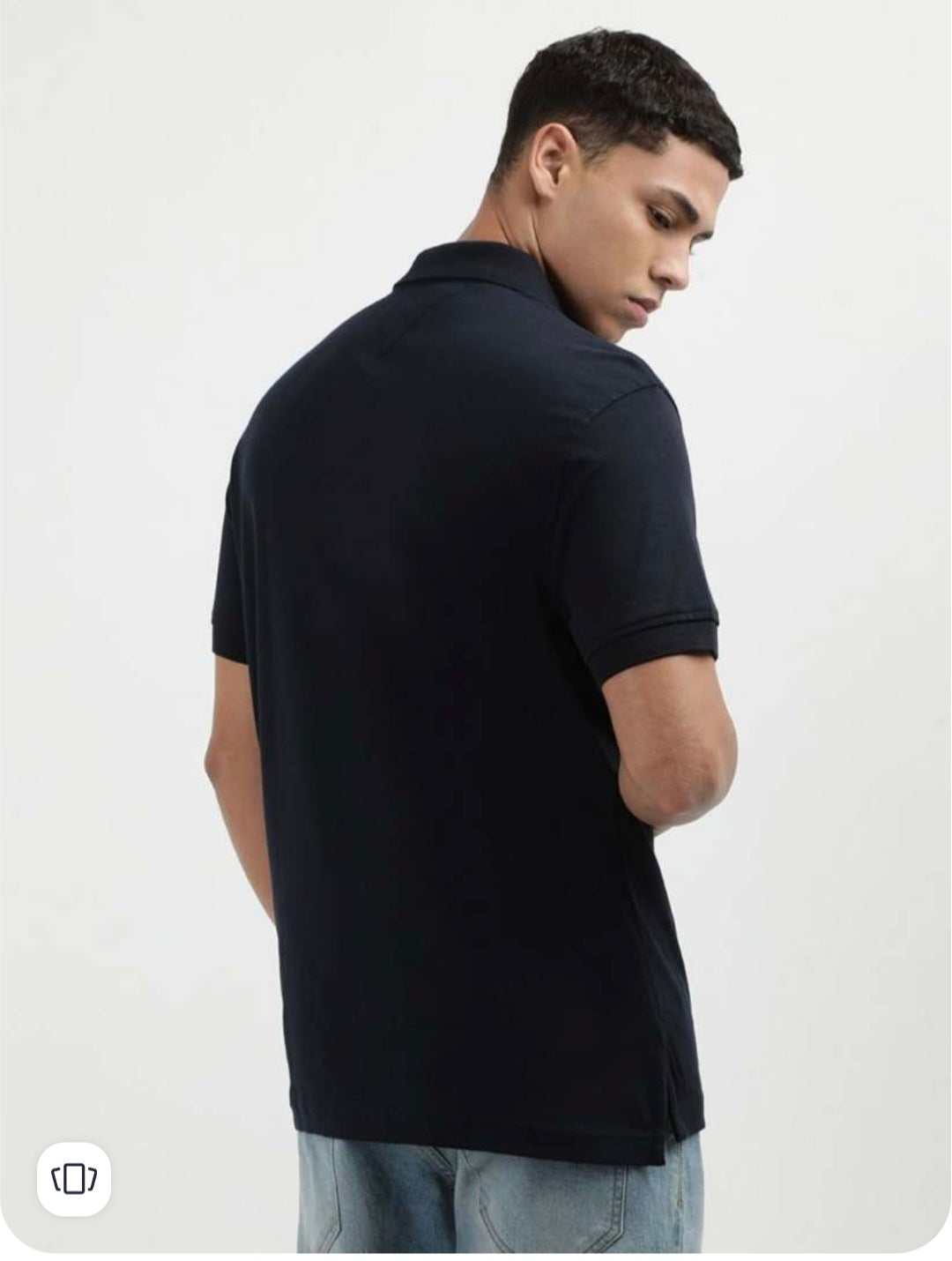 Thf-Premium Zipup Polo Jet Navy
