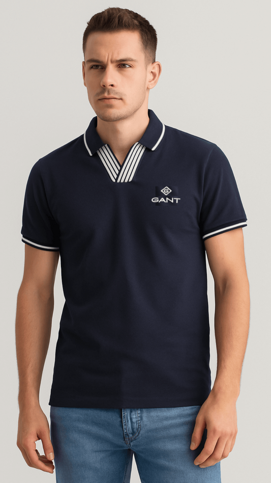 G-Premium Polo Navy J-Collor