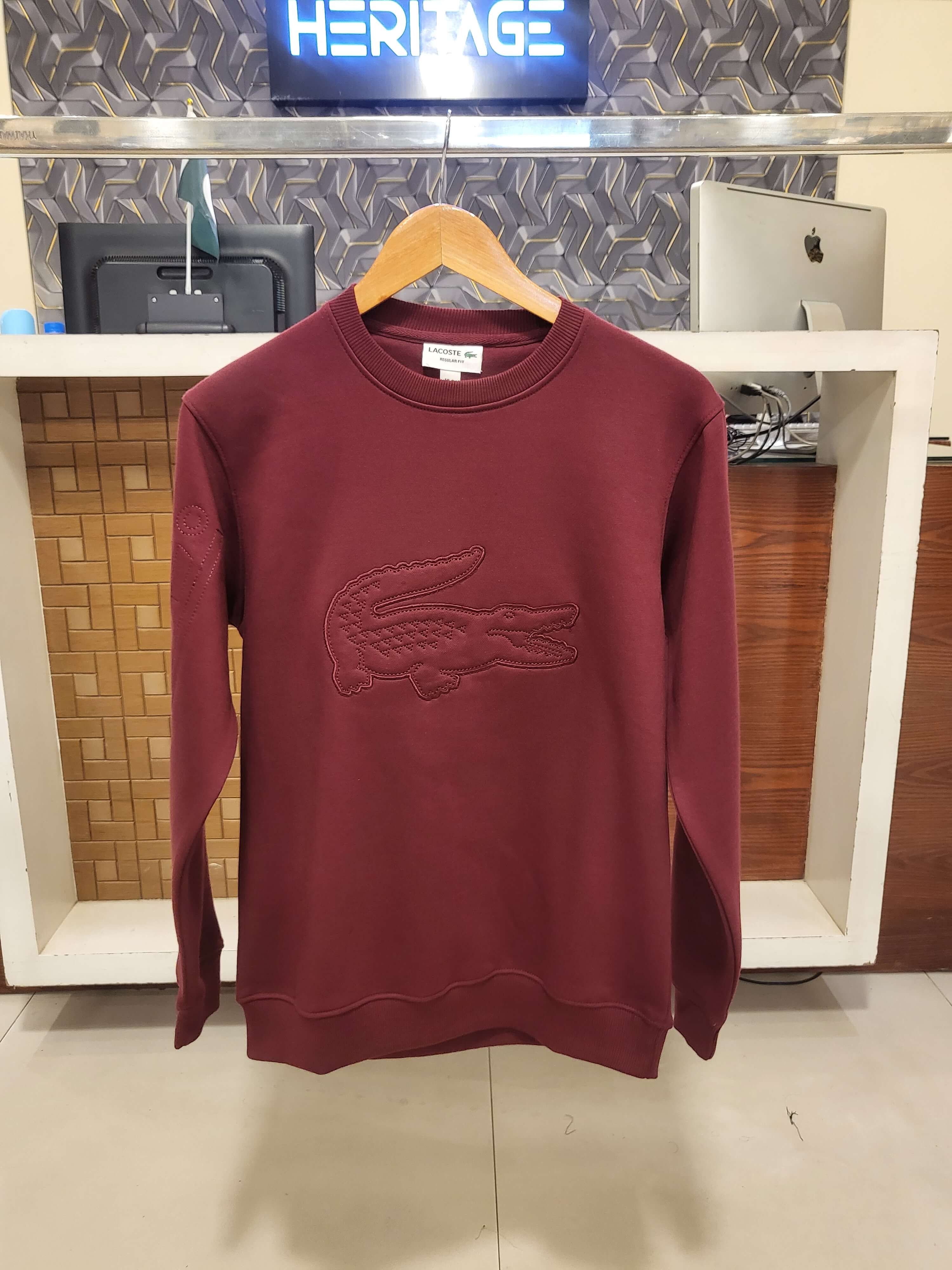 Lst-Premium Big Sweatshirt Maroon