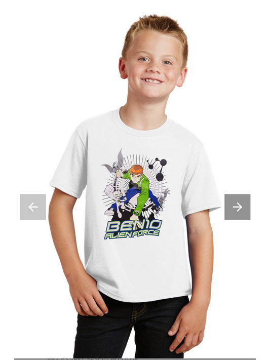 B10-Boy Premium Tee White