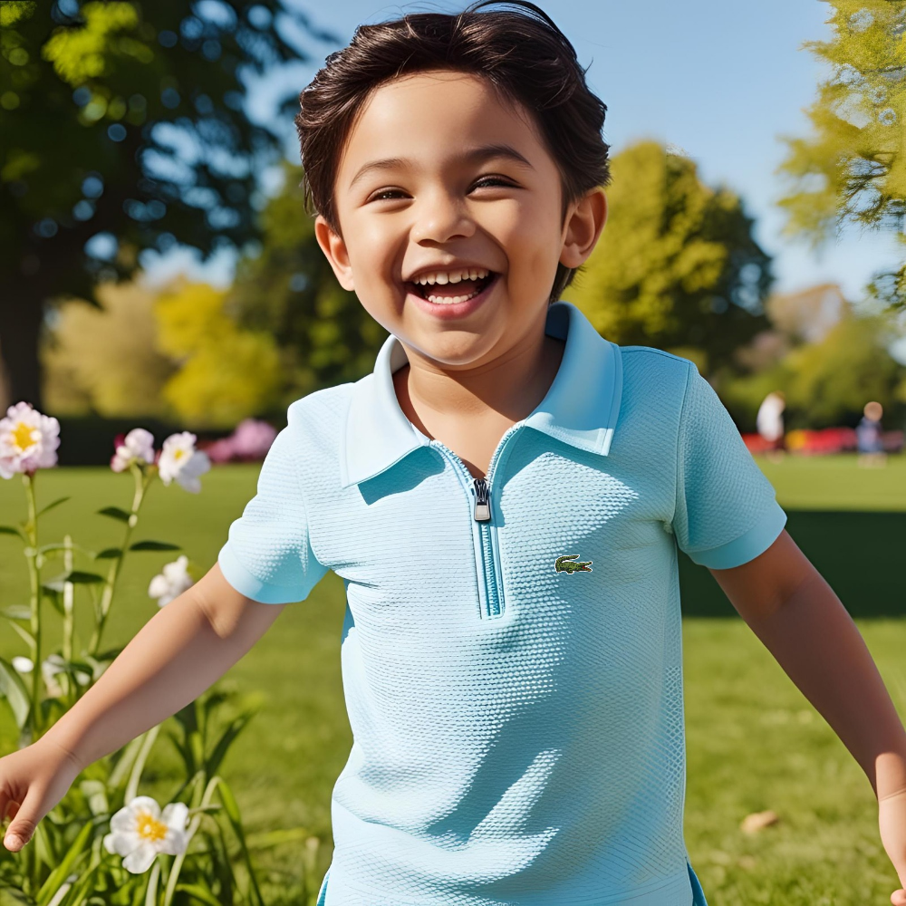LT-Premium Textured Polo P-Sky