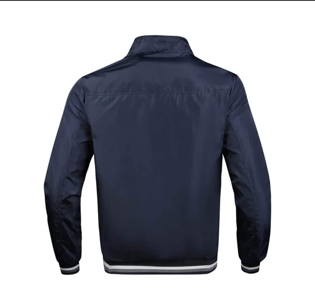 Essential Plain Imported Jacket Blue