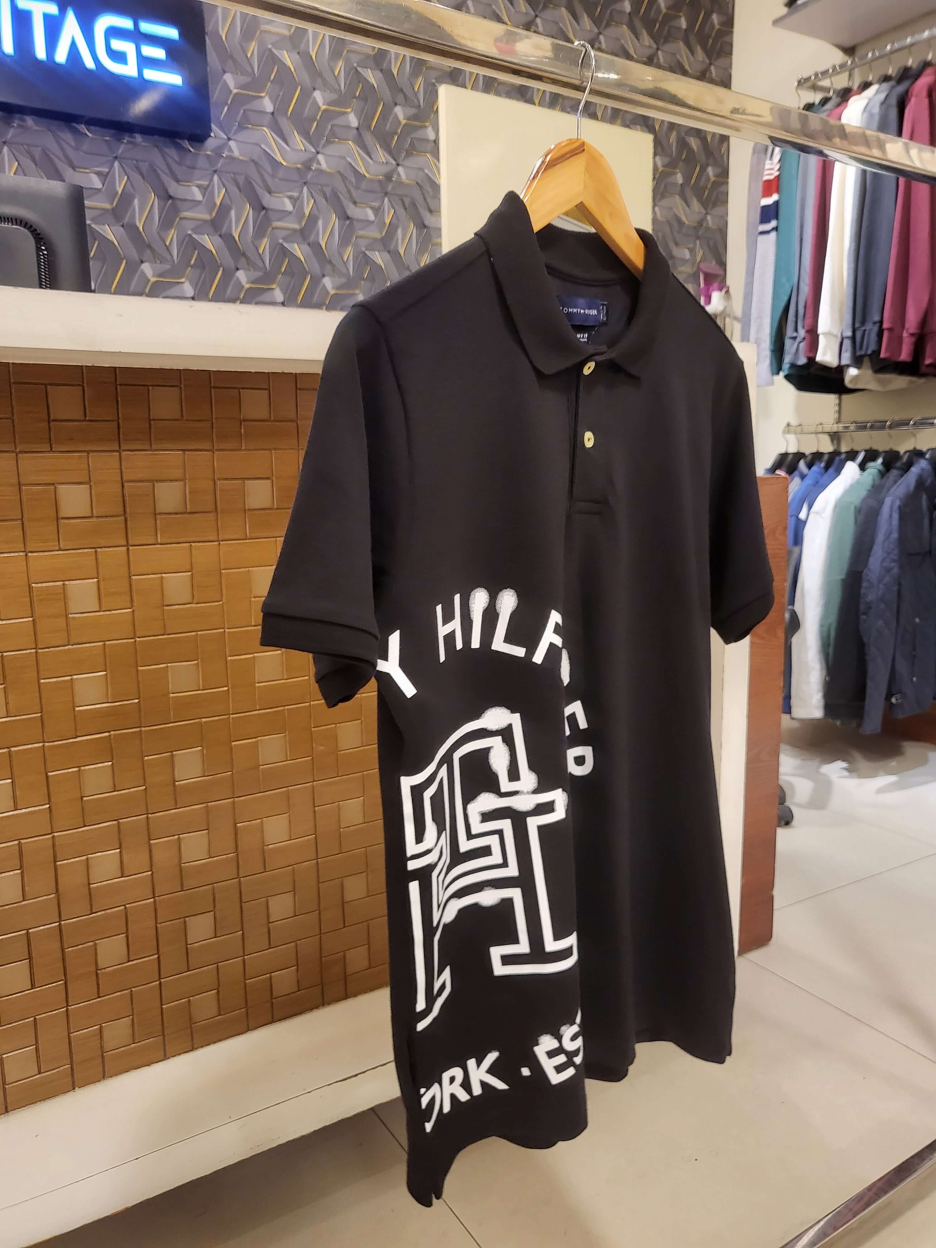 TH-Premium Mono Polo Black