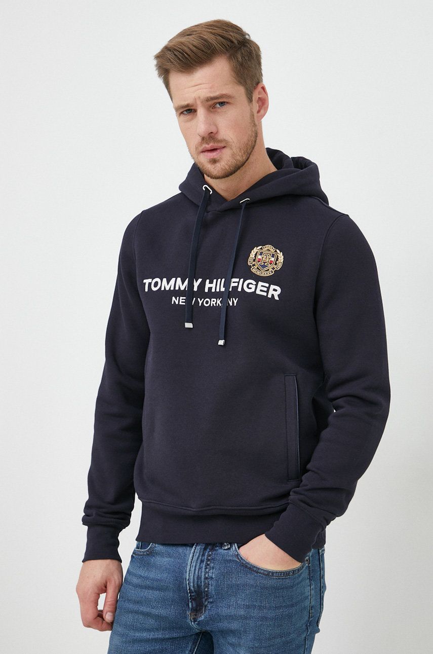 T-ESSENTIAL HOODIE NAVY BLUE