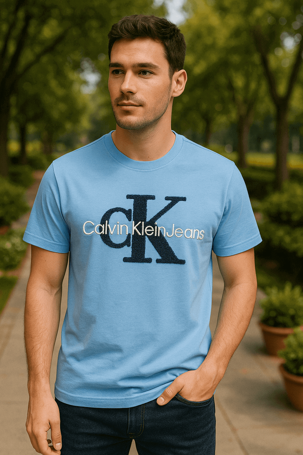 C-PREMIUM TEE SKY