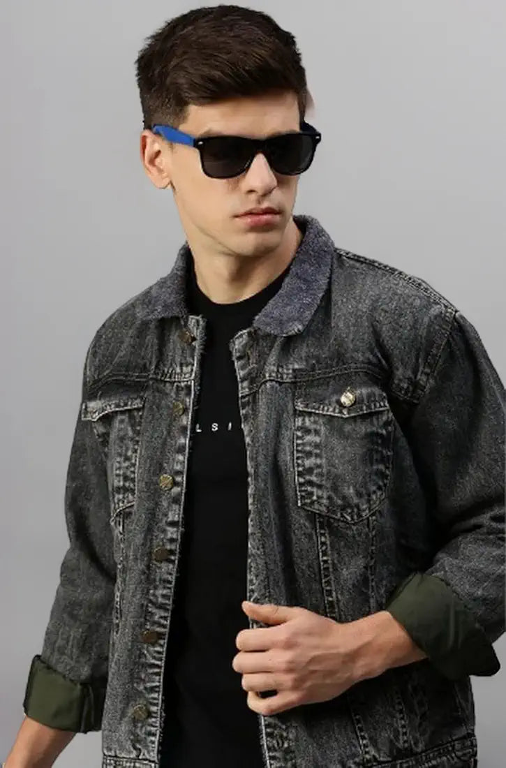 Denim Jacket Ice Black