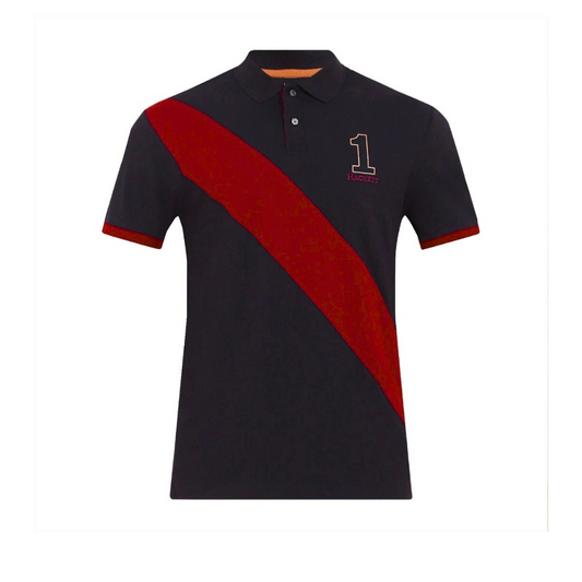 H-1 Panel Polo Black