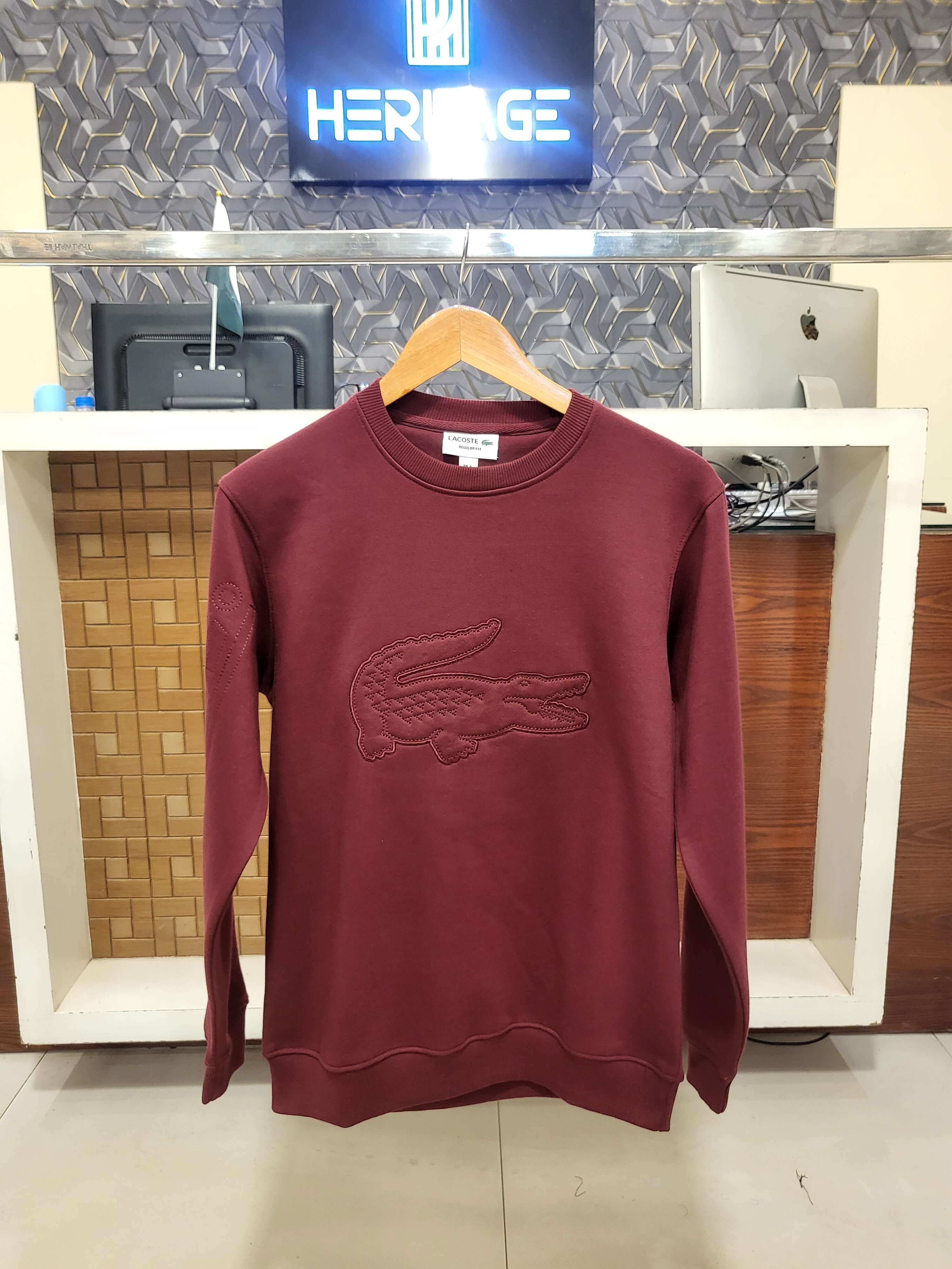 Lst-Premium Big Sweatshirt Maroon