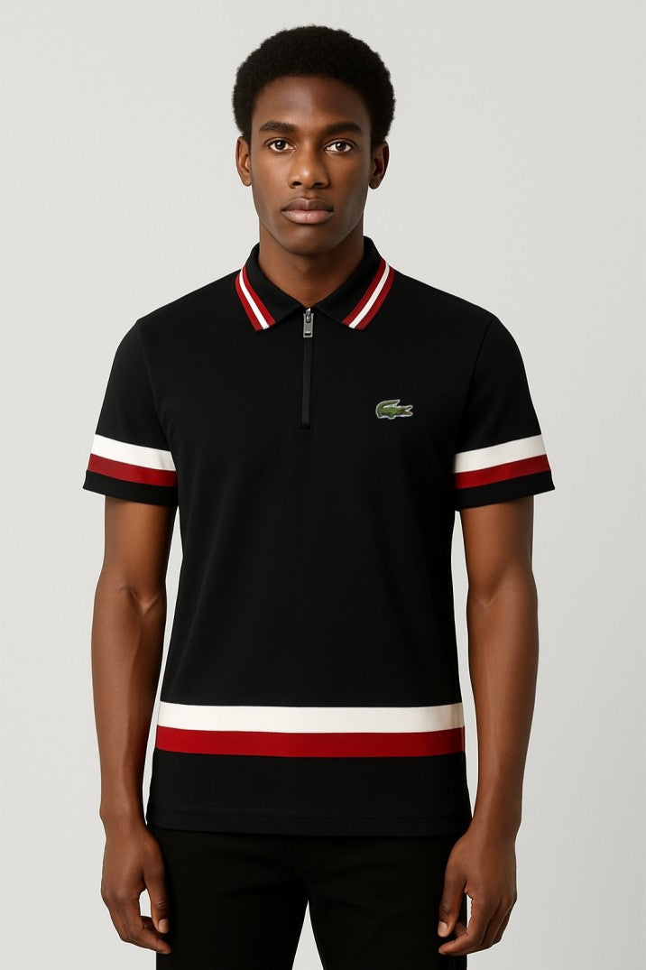Lt-Tipping Polo Jet Black