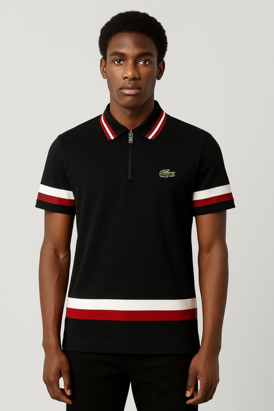 Lt-Tipping Polo Jet Black