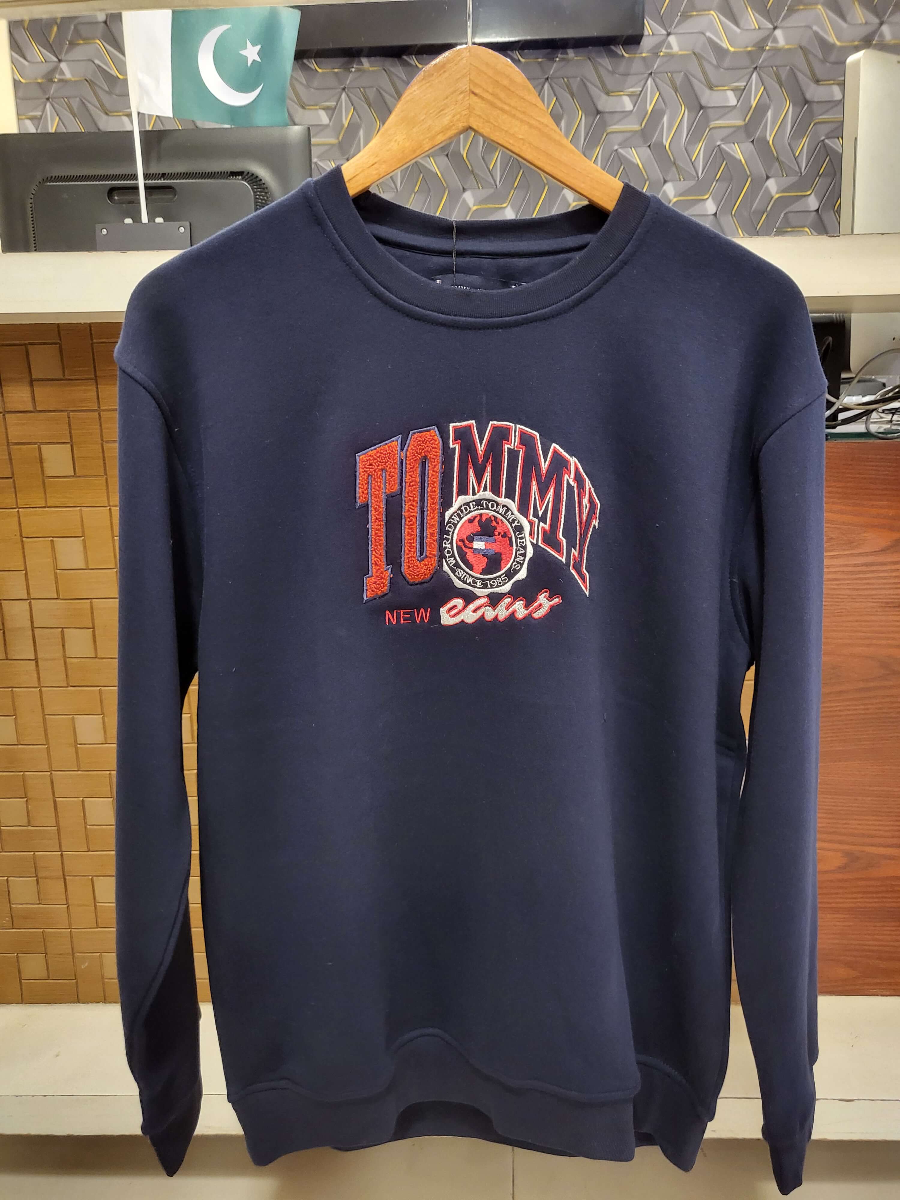 TH-Towel Emb Exclusive Sweatshirt(Blue)