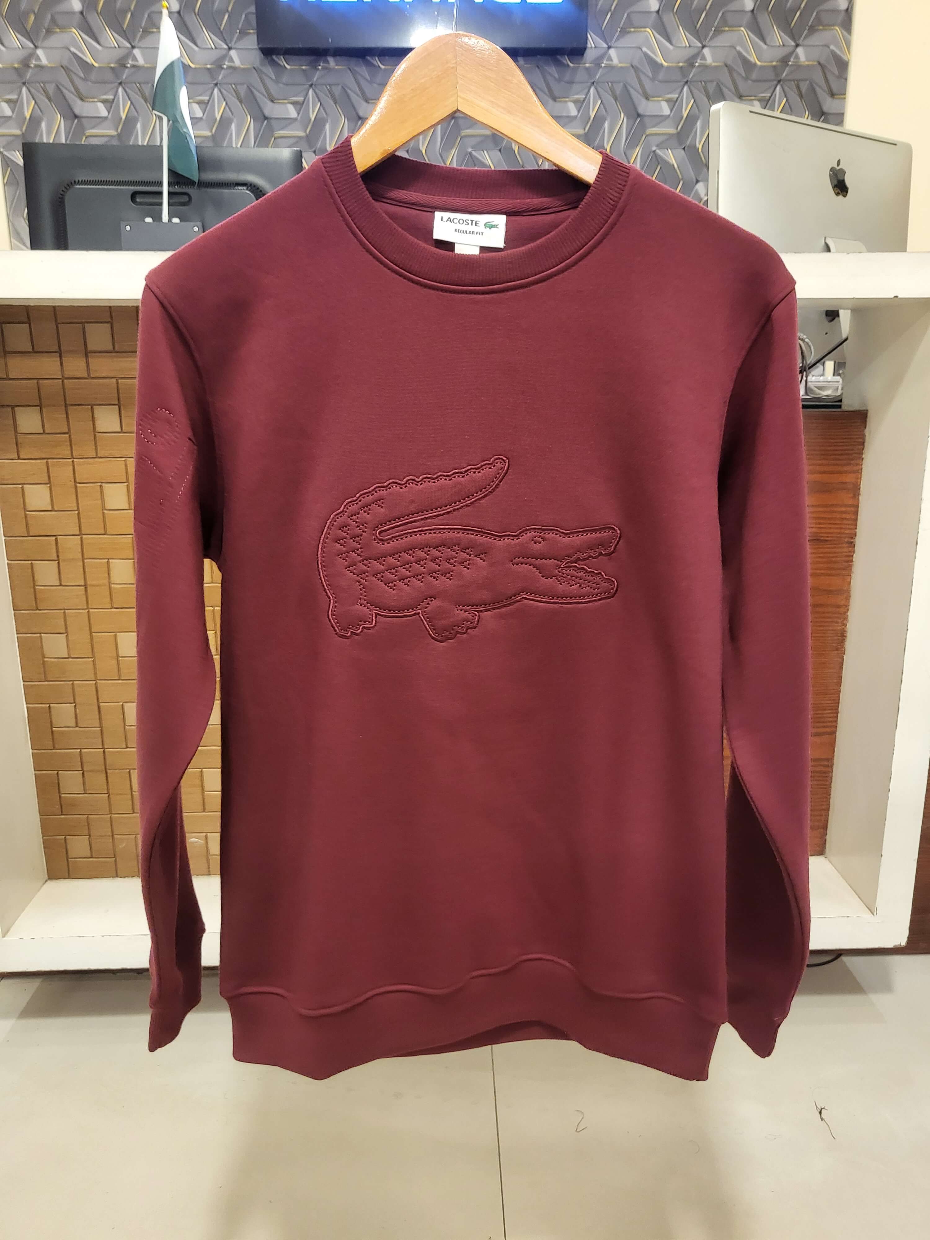 Lst-Premium Big Sweatshirt Maroon