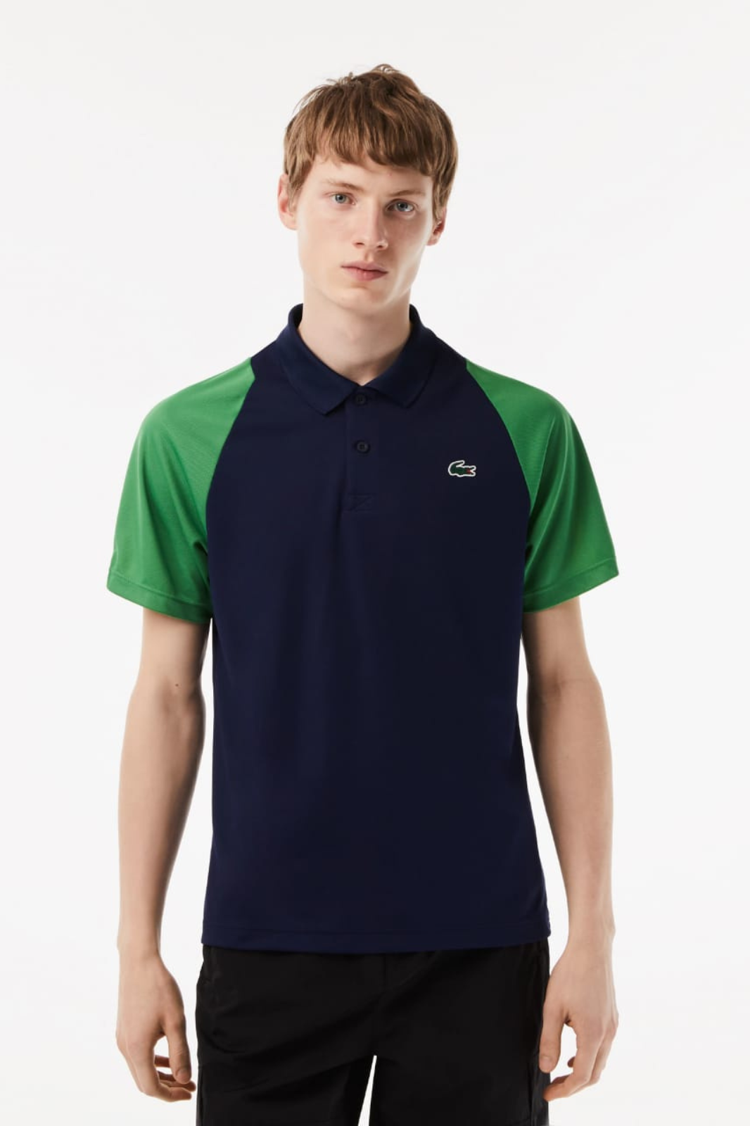 LT●Panel Polo Blue X Green