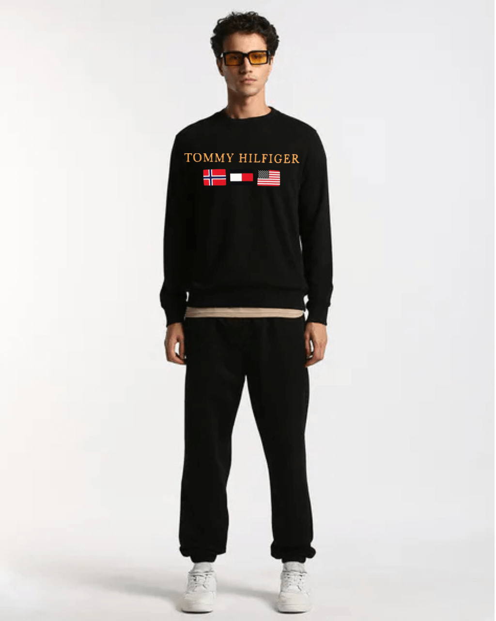 TH-EMB PREMIUM SWEATSHIRT BLACK