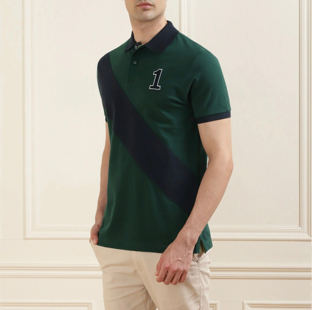 H-1 Panel Polo Green