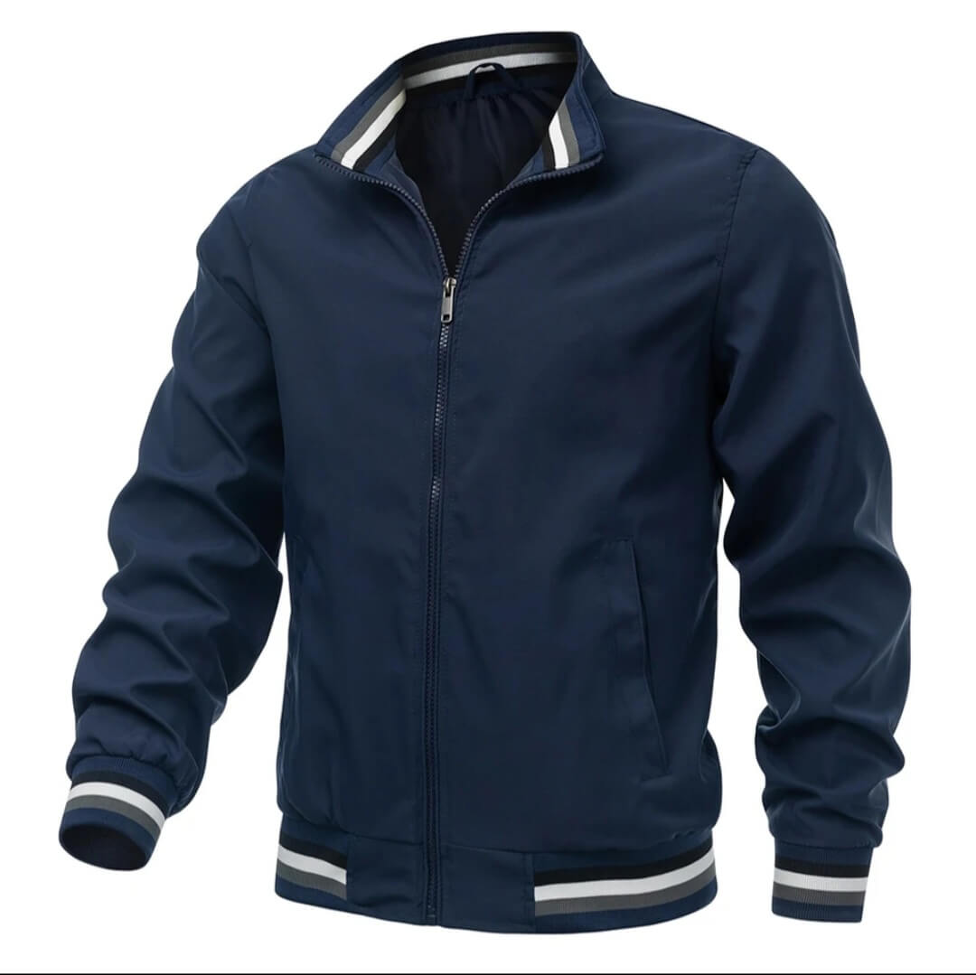 Essential Plain Imported Jacket Blue